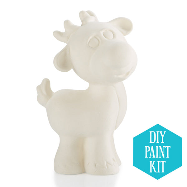 DIY Ceramic Standing Reindeer - Natalie, Tangle Artistry
