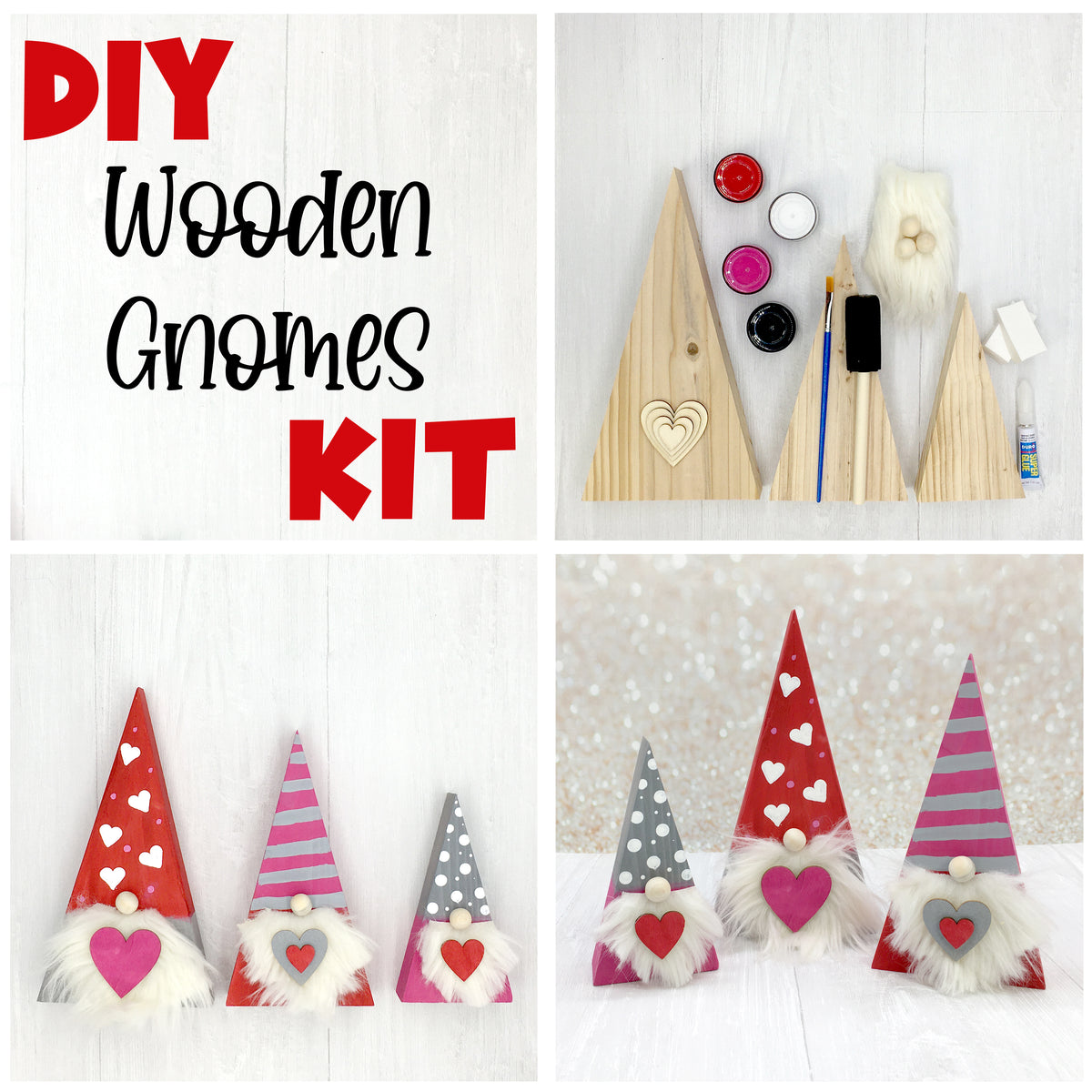 DIY Wooden Gnomes
