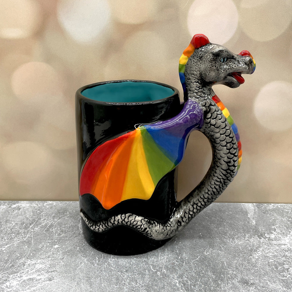 Dragon Mug - Rainbow