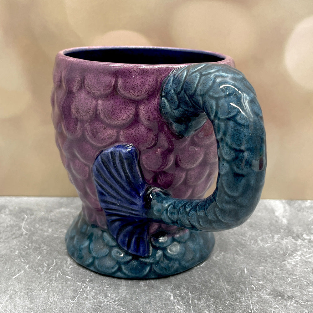 Mermaid Mug - Glittery Purple + Blue
