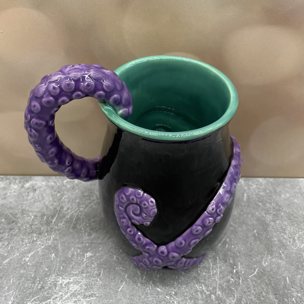 Tentacle Mug - Black + Purple