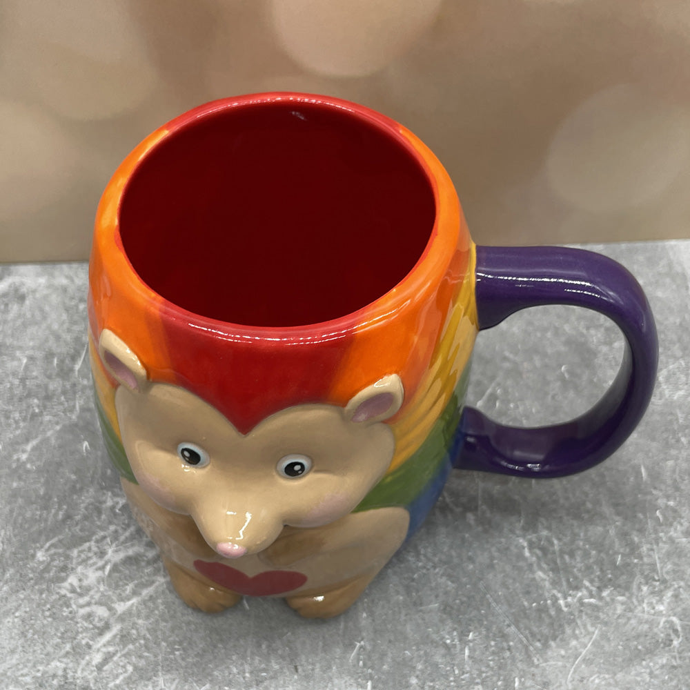 Hedgehog Mug Rainbow