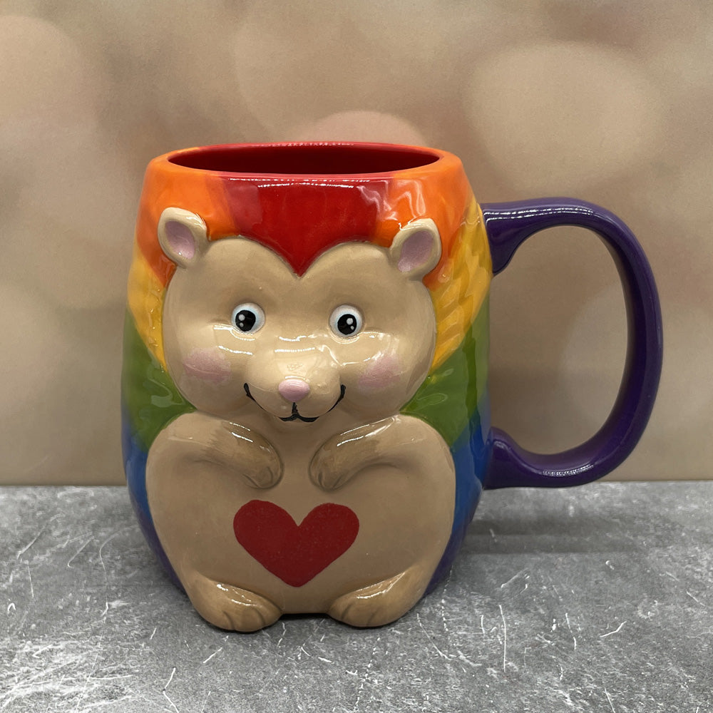 Hedgehog Mug Rainbow