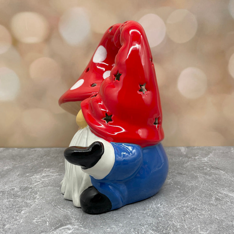 Gnome and Mushroom Lantern