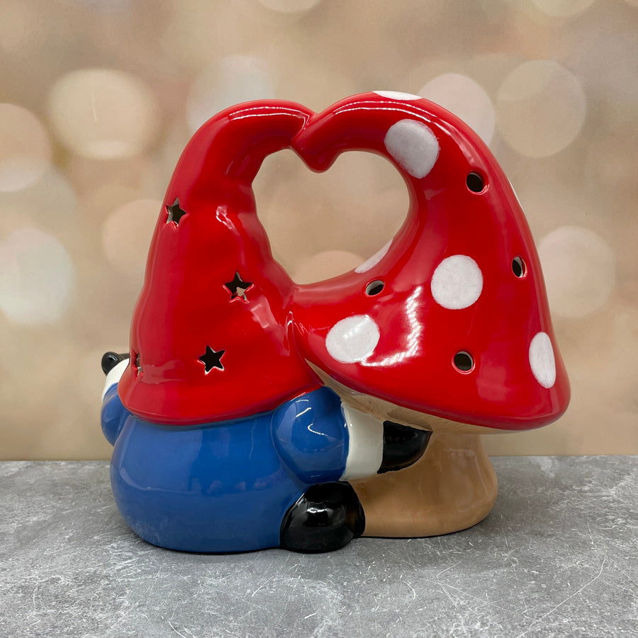 Gnome and Mushroom Lantern