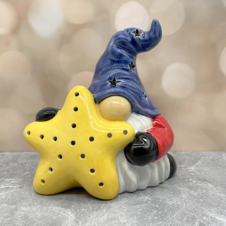 Gnome and Star Lantern