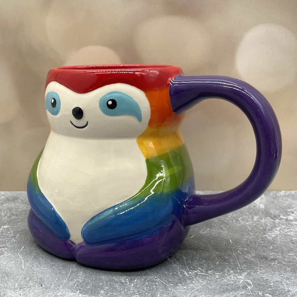 Sloth Mug - Rainbow