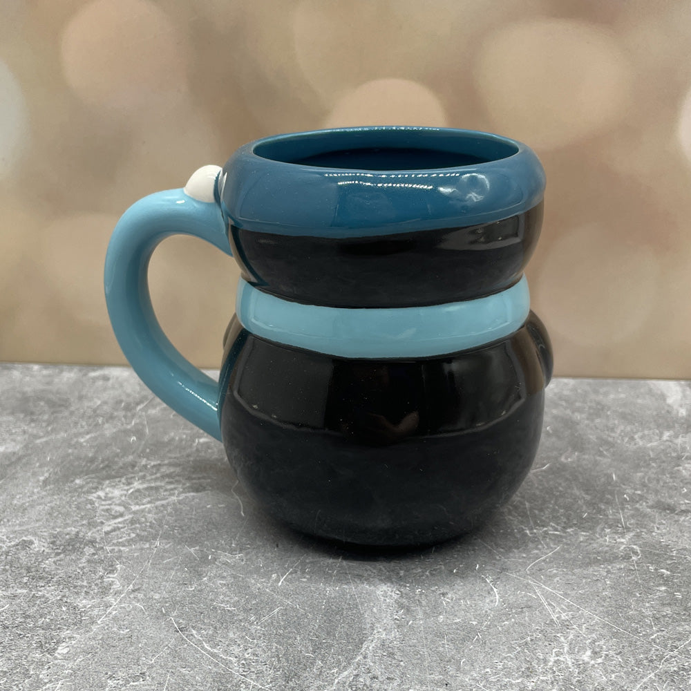 Penguin Mug - Blue Scarf - Tangle Artistry