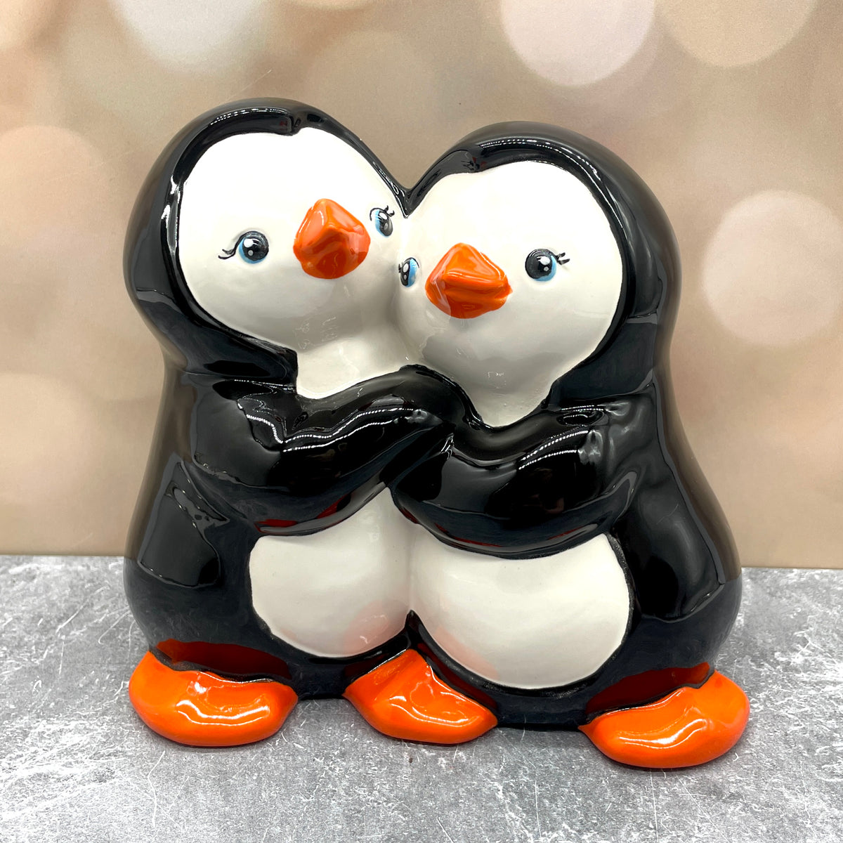 Penguins Hugging