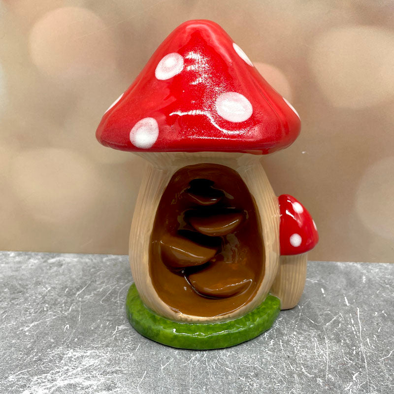 Mushroom Back flow Incense Holder