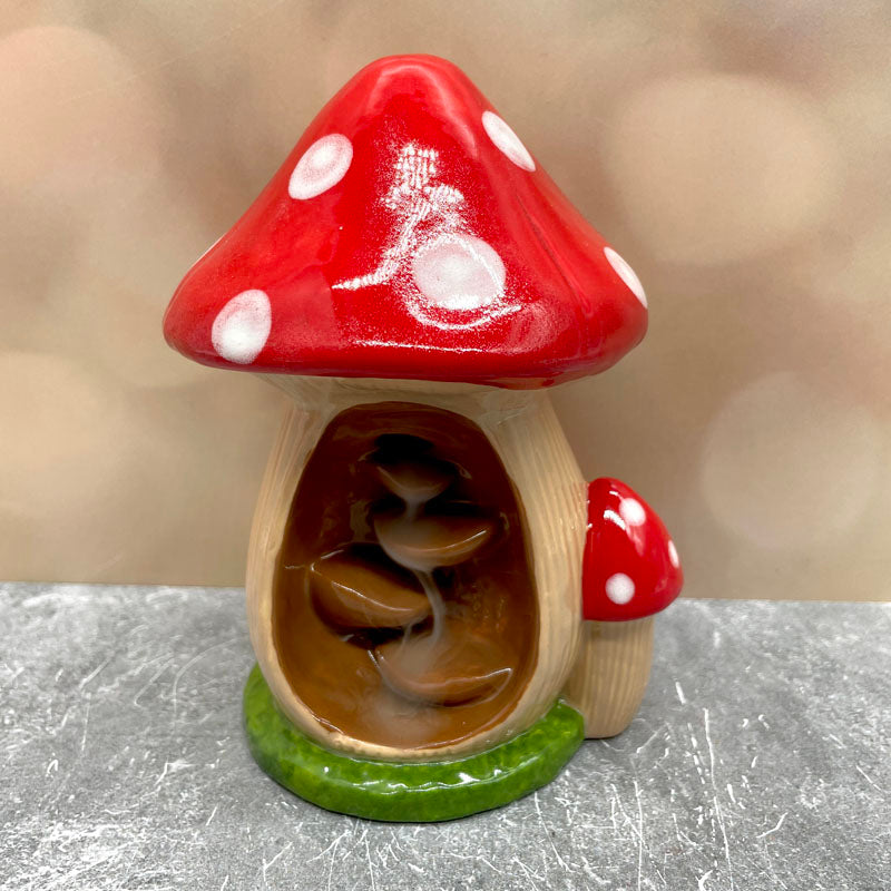 Mushroom Back flow Incense Holder