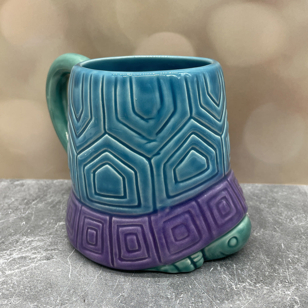Turtle Mug- Blue Purple