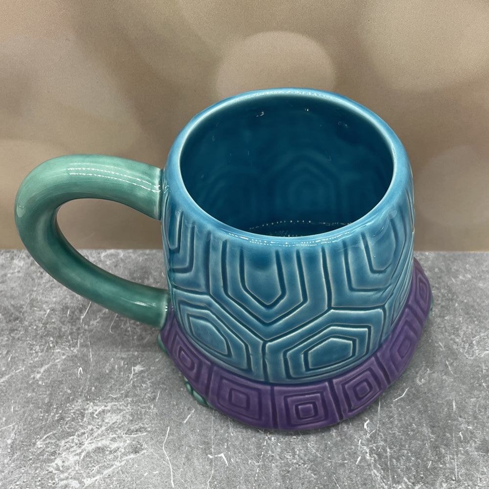 Turtle Mug- Blue Purple