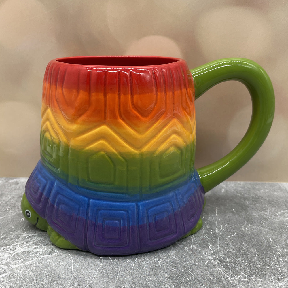 Turtle Mug- Rainbow