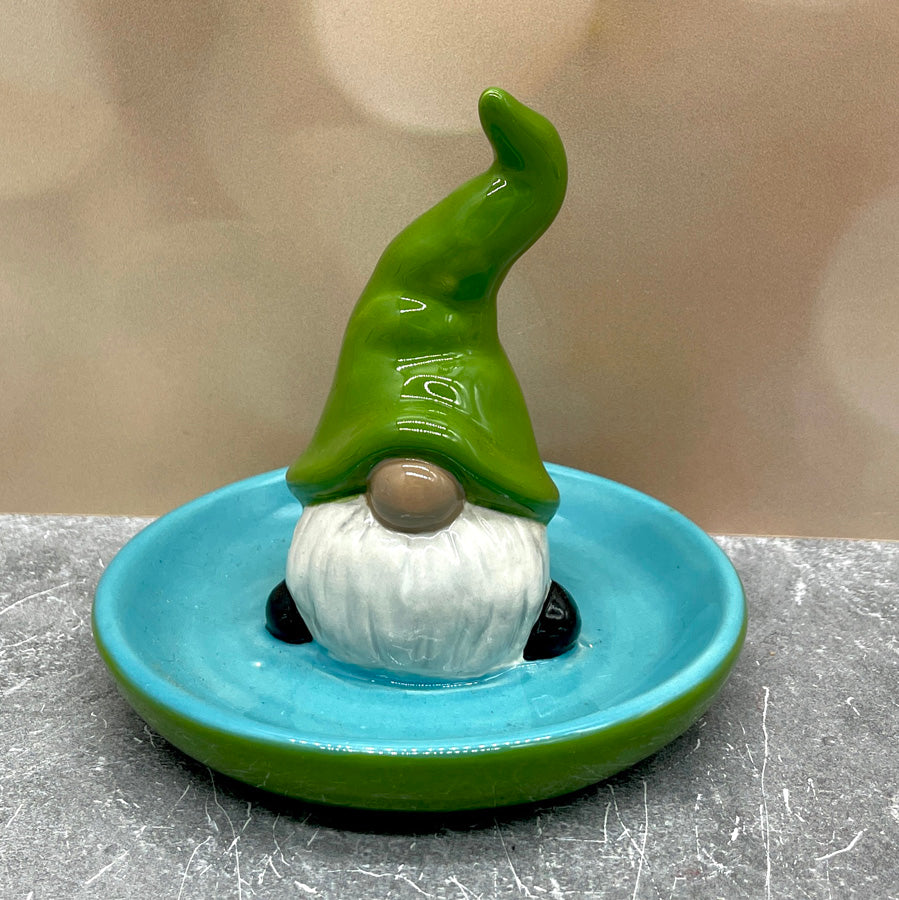 Gnome Ring Holder - Green Blue