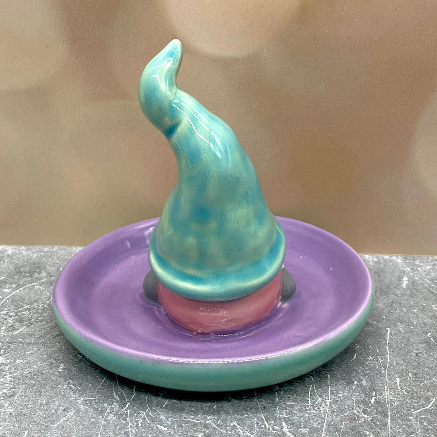 Gnome Ring Holder - Turquoise Purple