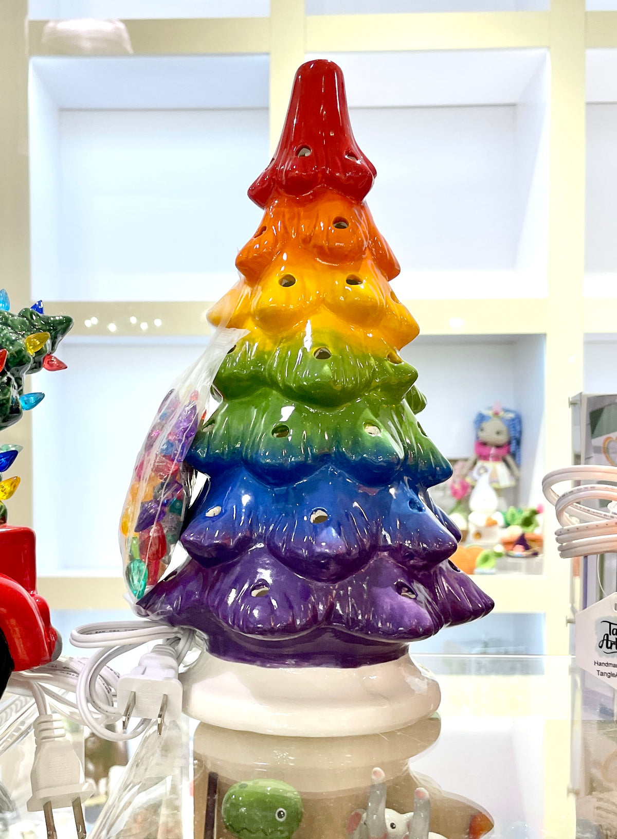 Rainbow Skinny Light Up Tree: PRE-ORDER