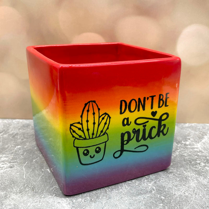 Don't be a Prick Rainbow Mug & Other Options