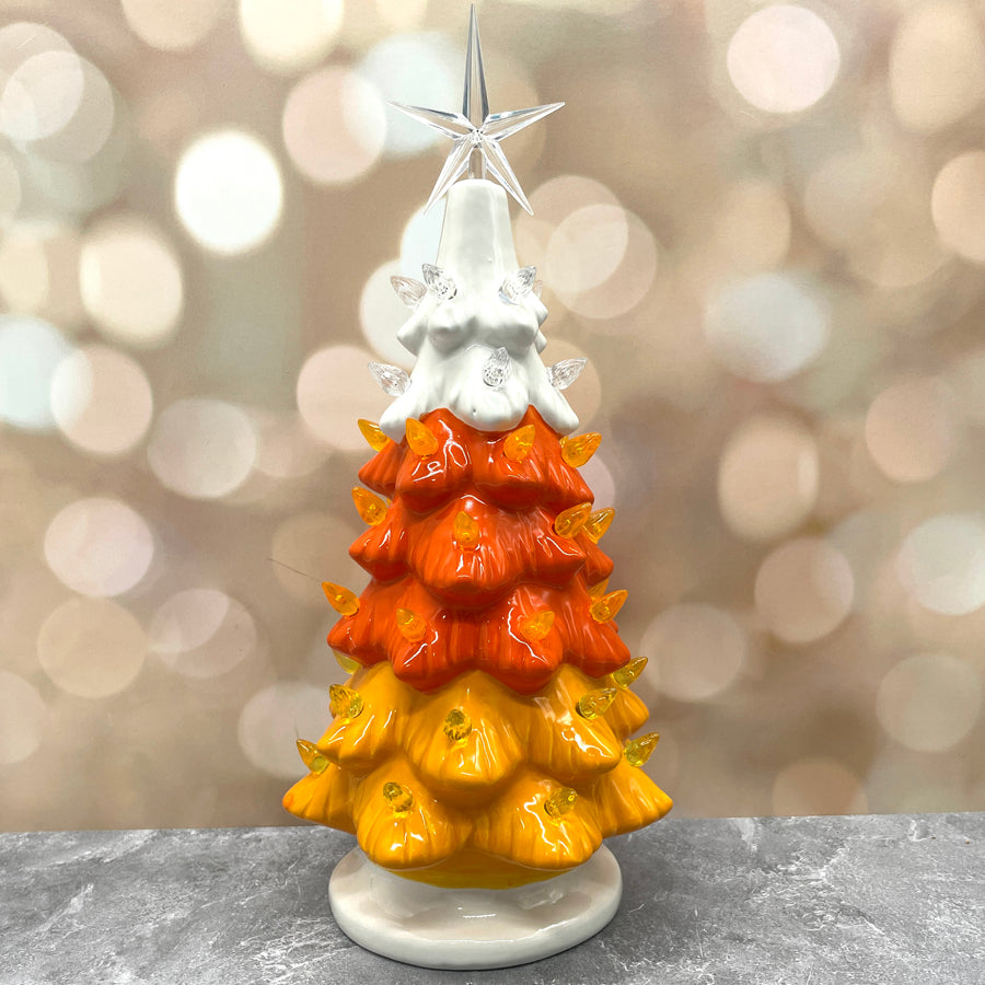 Candy Corn Skinny Tree - Halloween Fall