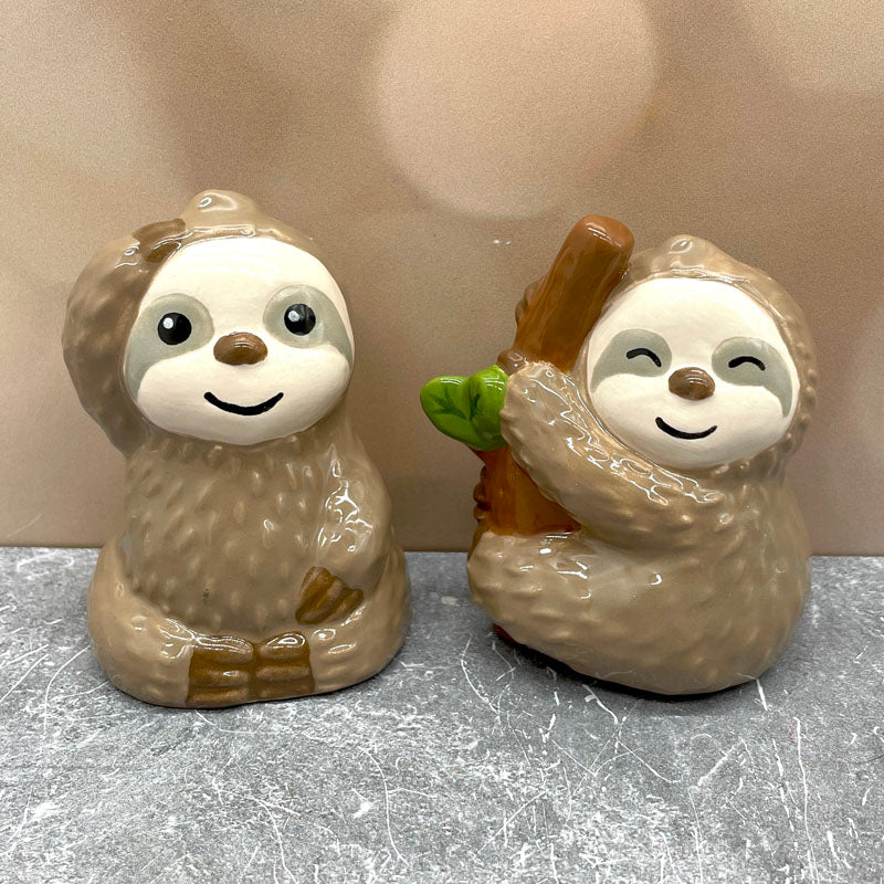 Salt & Pepper Shakers -Sloths