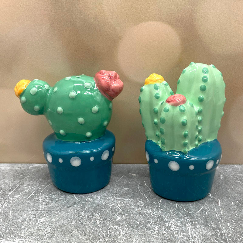 Salt & Pepper Shakers - Cactus