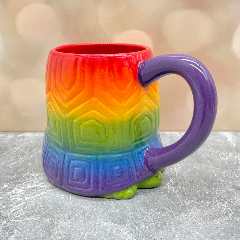 Turtle Mug- Rainbow