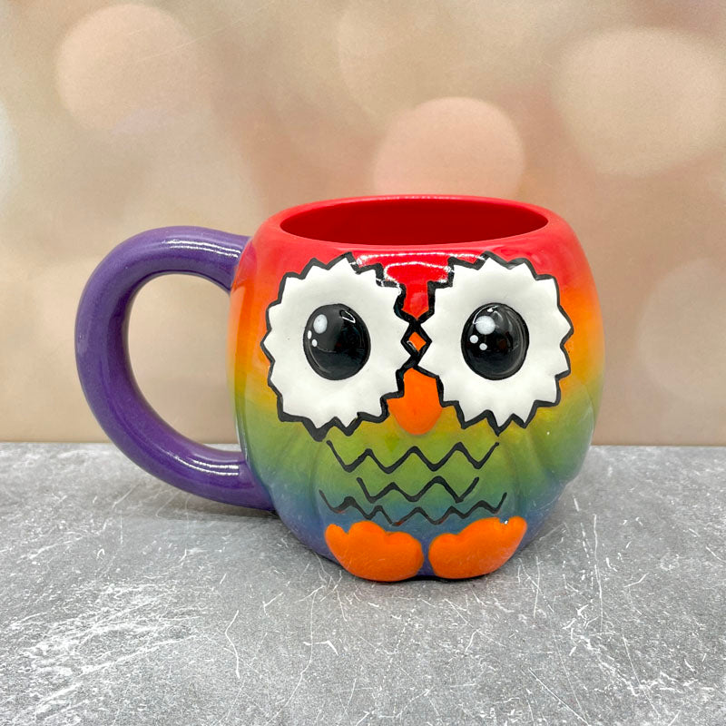 Owl Mug - Rainbow