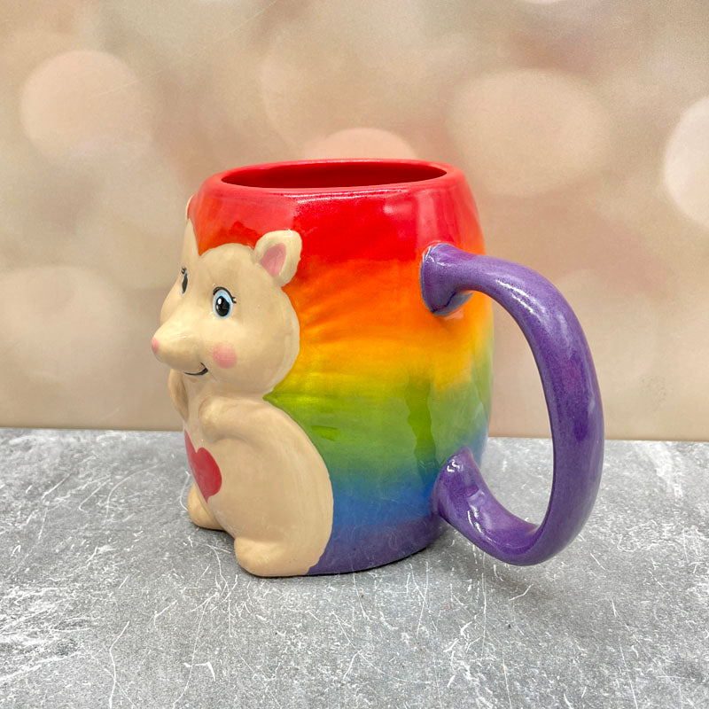 Hedgehog Mug Rainbow