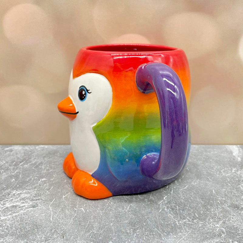 Penguin Mug Rainbow