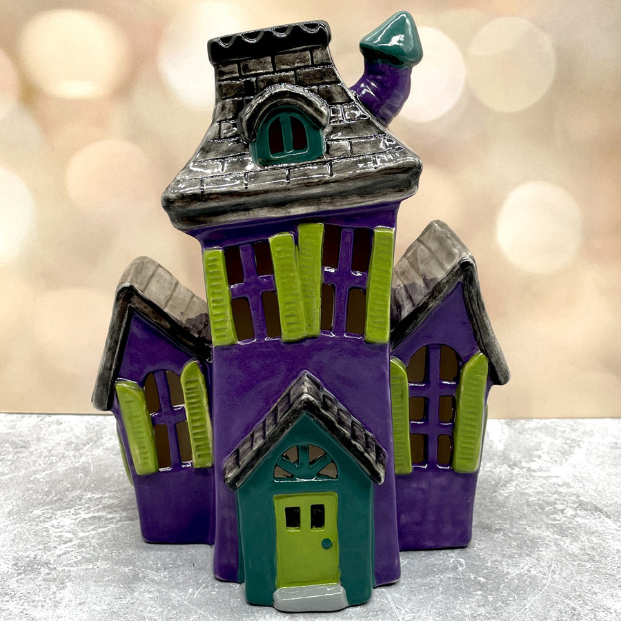 Haunted House Light up Black Purple