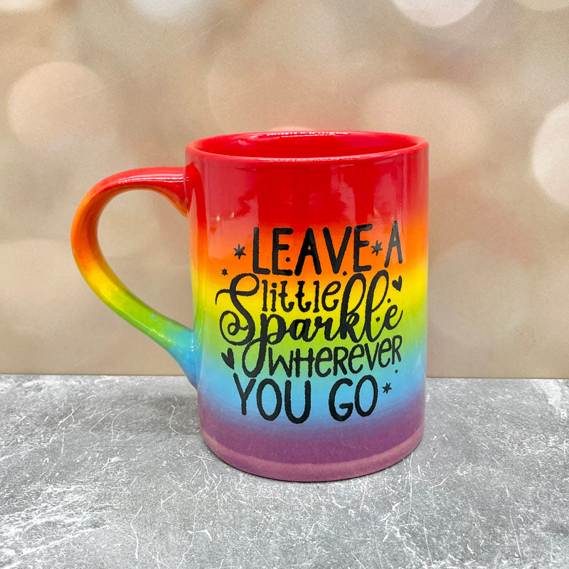 Leave a little Sparkle Rainbow Mug & Other Options