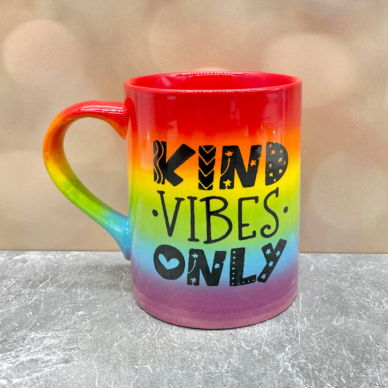 Kind Vibes Only Rainbow Mug & Other Options
