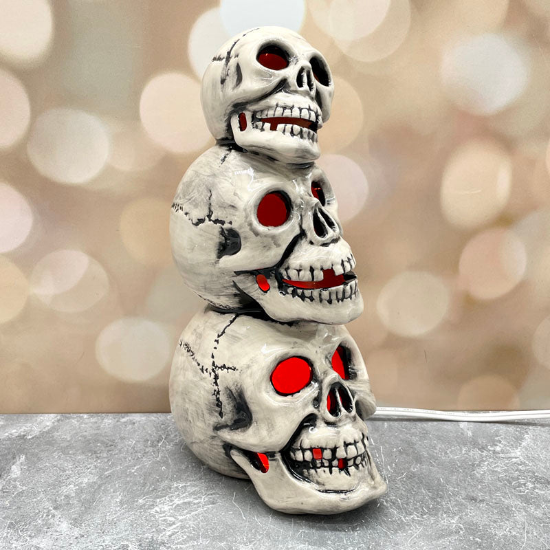 Skull Stack Light Up Lamp