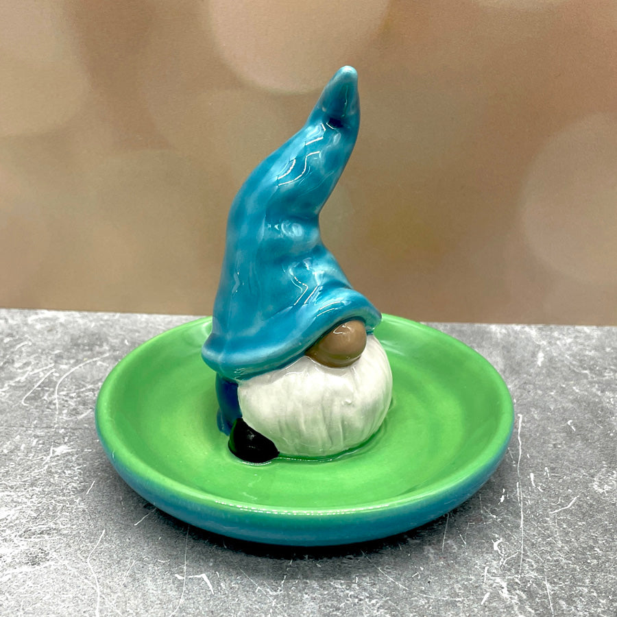 Gnome Ring Holder - Blue Green