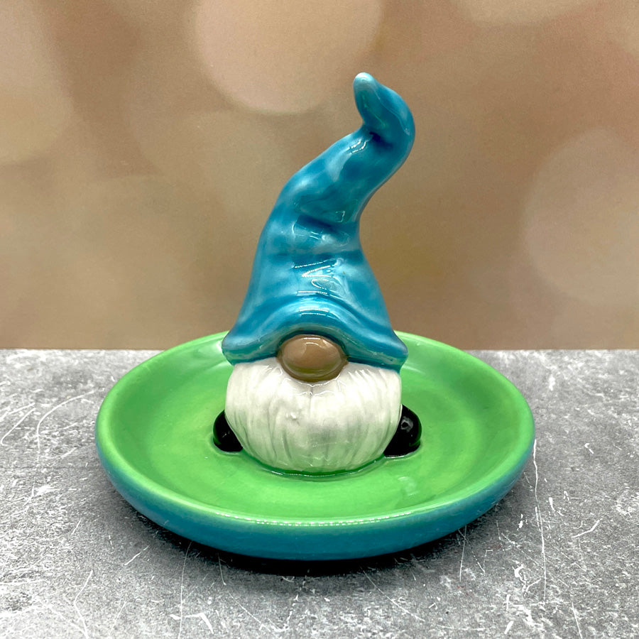 Gnome Ring Holder - Blue Green