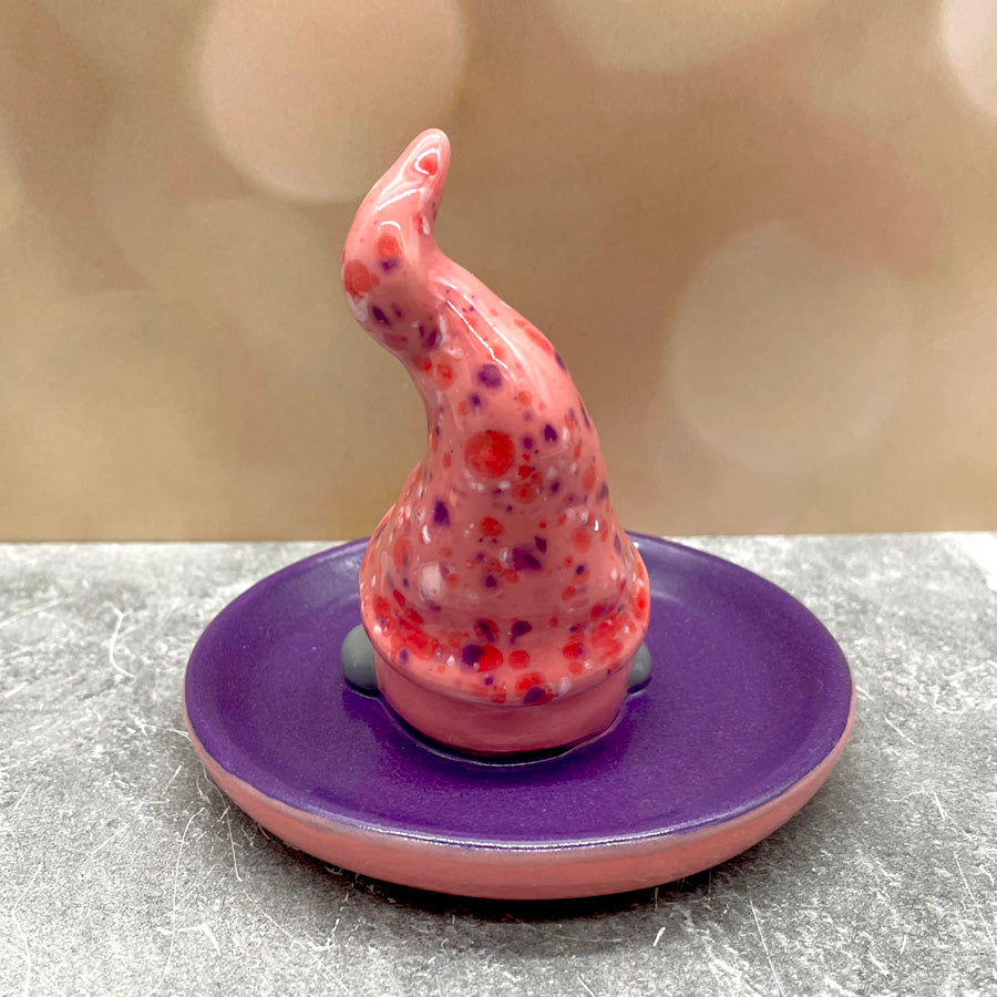 Gnome Ring Holder - Pink Bursts