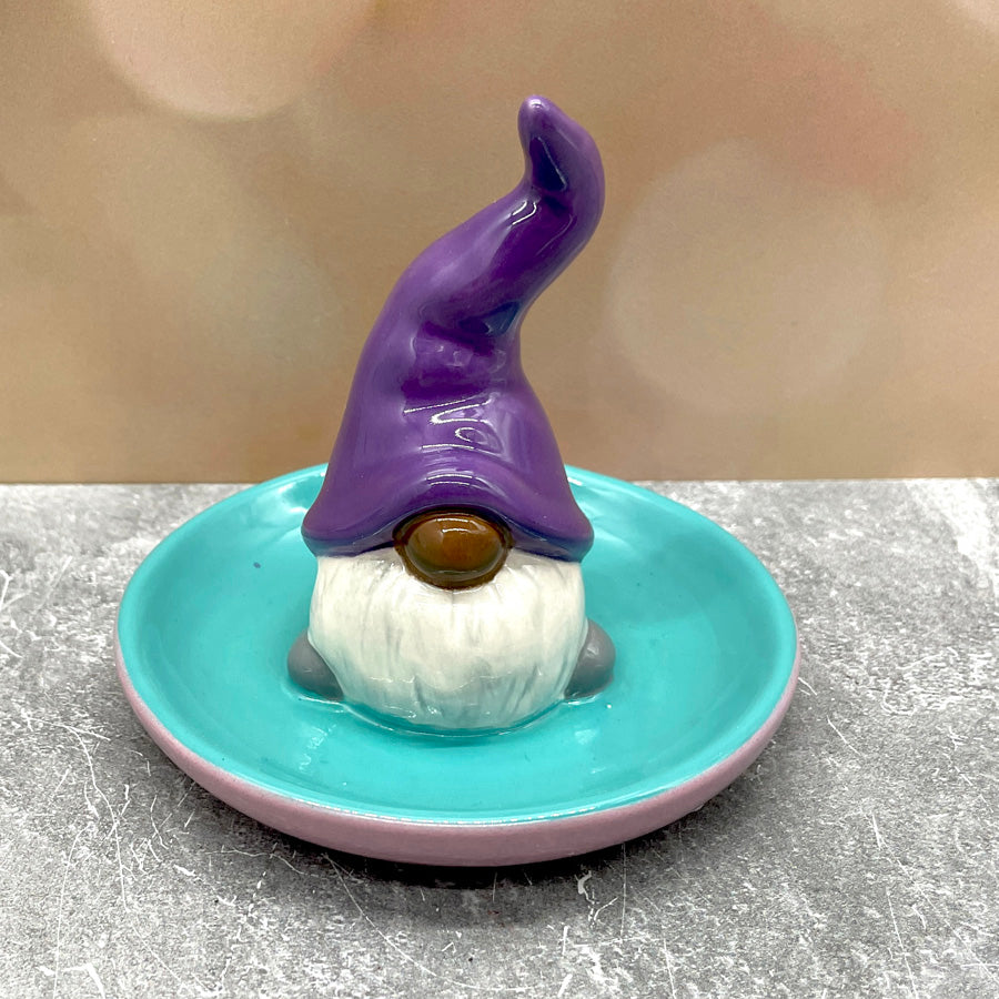 Gnome Ring Holder - Purple