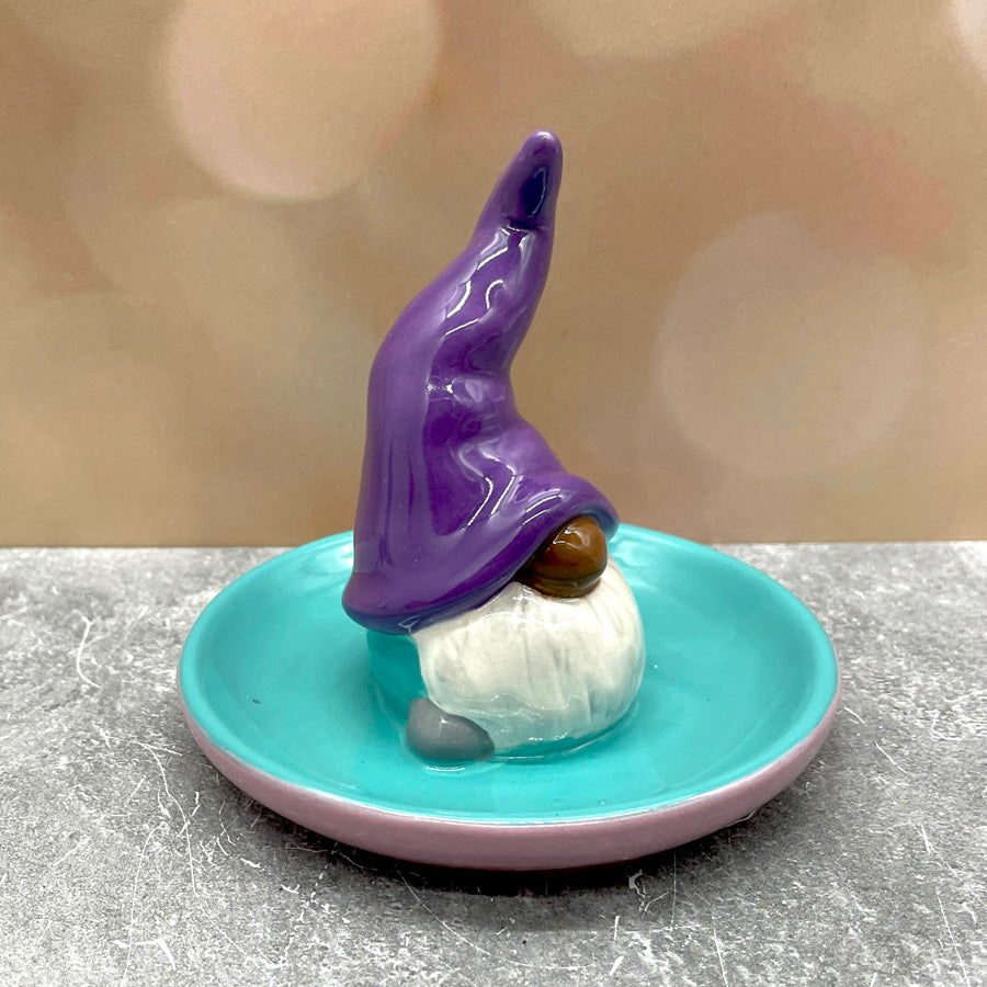 Gnome Ring Holder - Purple