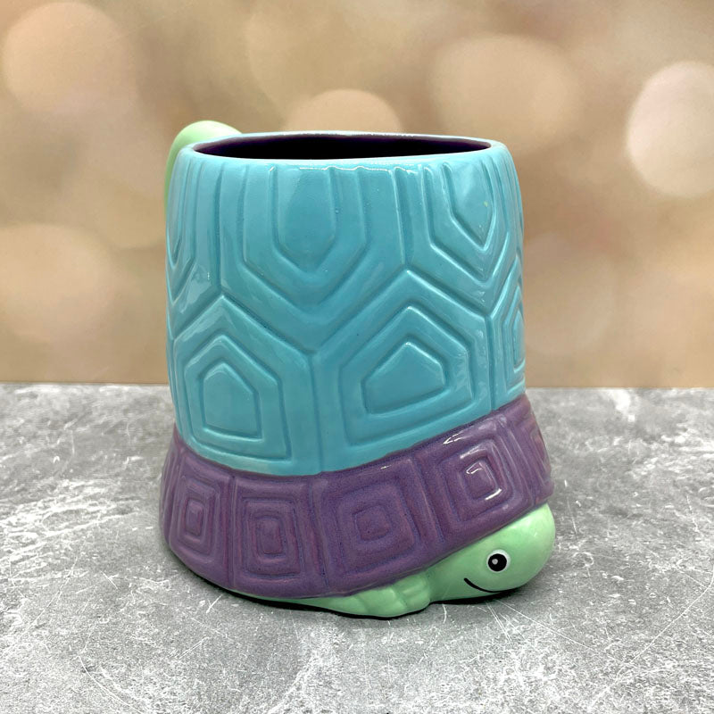 Turtle Mug- Blue Purple