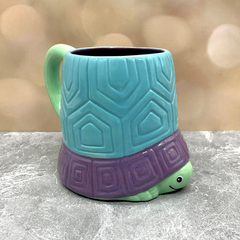 Turtle Mug- Blue Purple