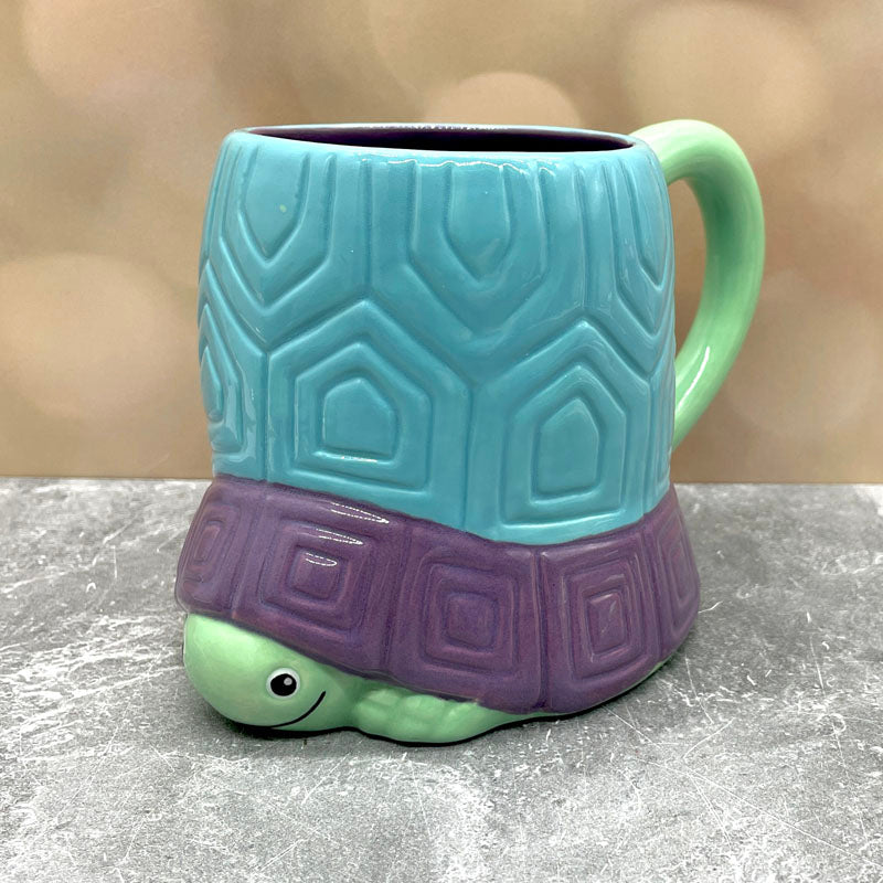 Turtle Mug- Blue Purple
