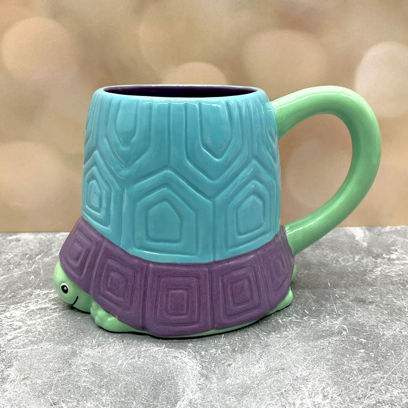 Turtle Mug- Blue Purple