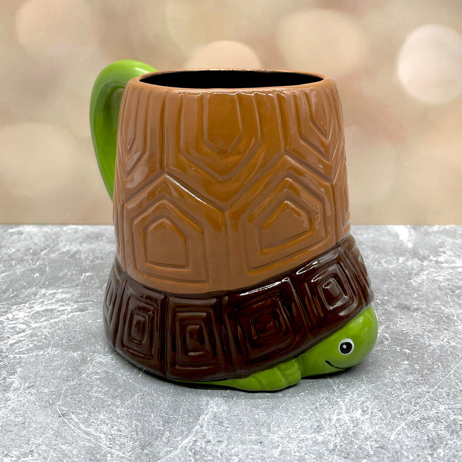 Turtle Mug- Green Brown