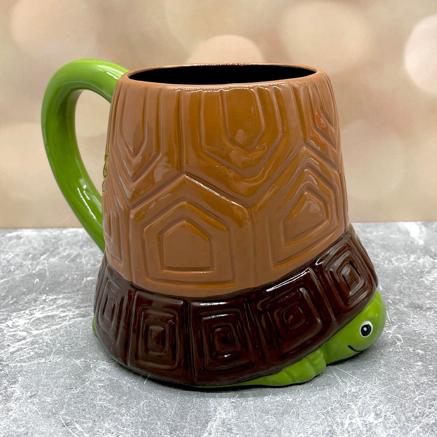 Turtle Mug- Green Brown