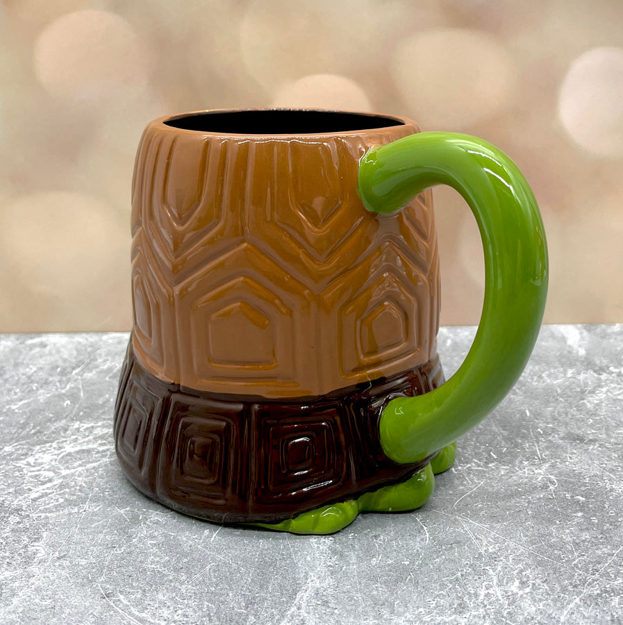 Turtle Mug- Green Brown