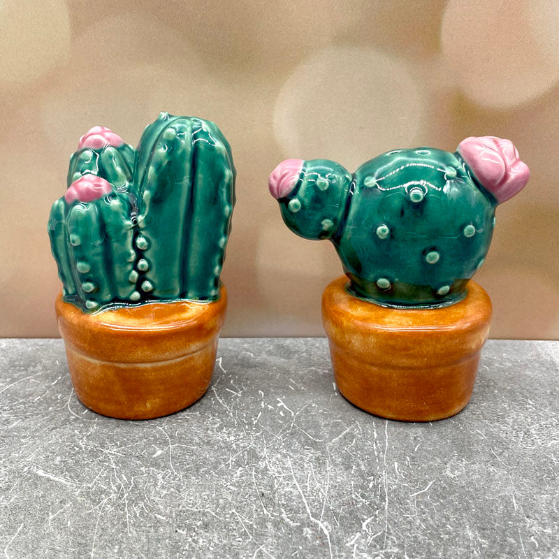 Salt & Pepper Shakers - Cactus