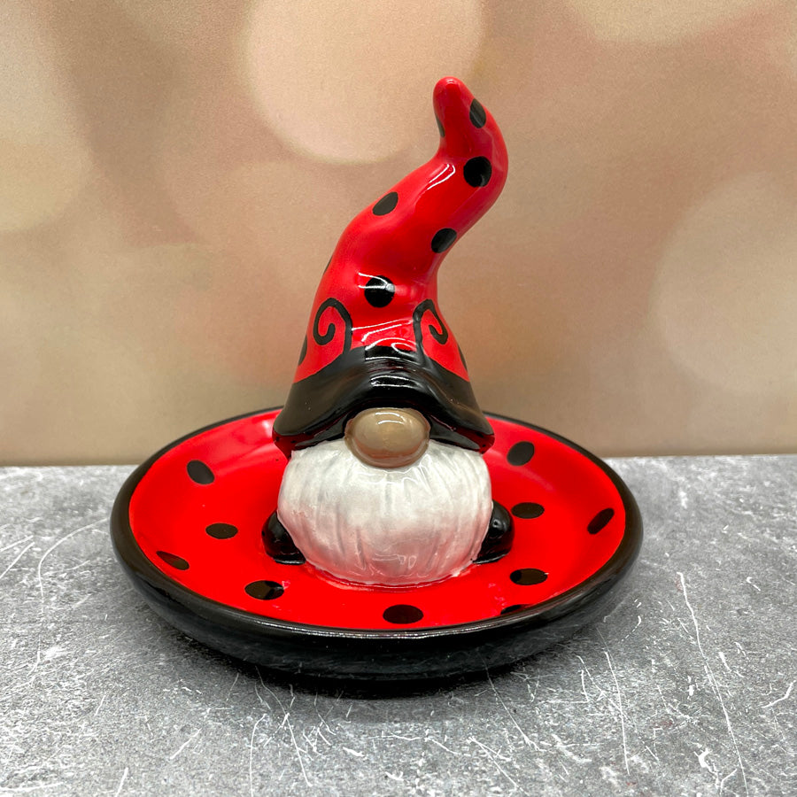 Gnome Ring Holder - Ladybug