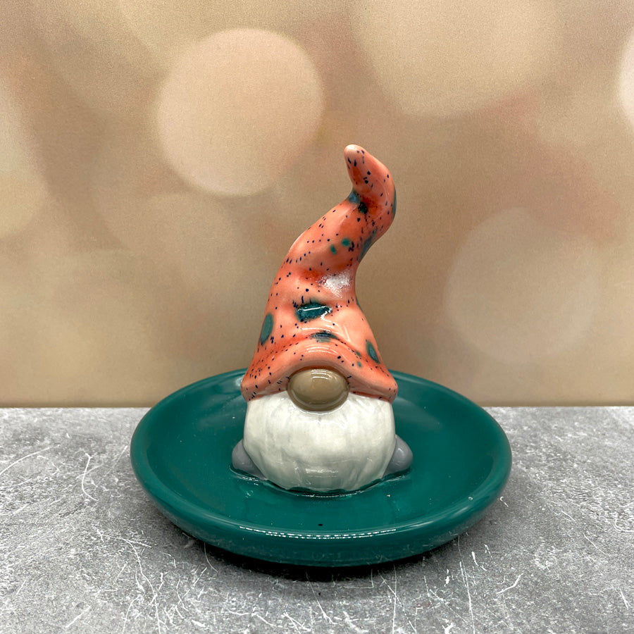 Gnome Ring Holder - Coral