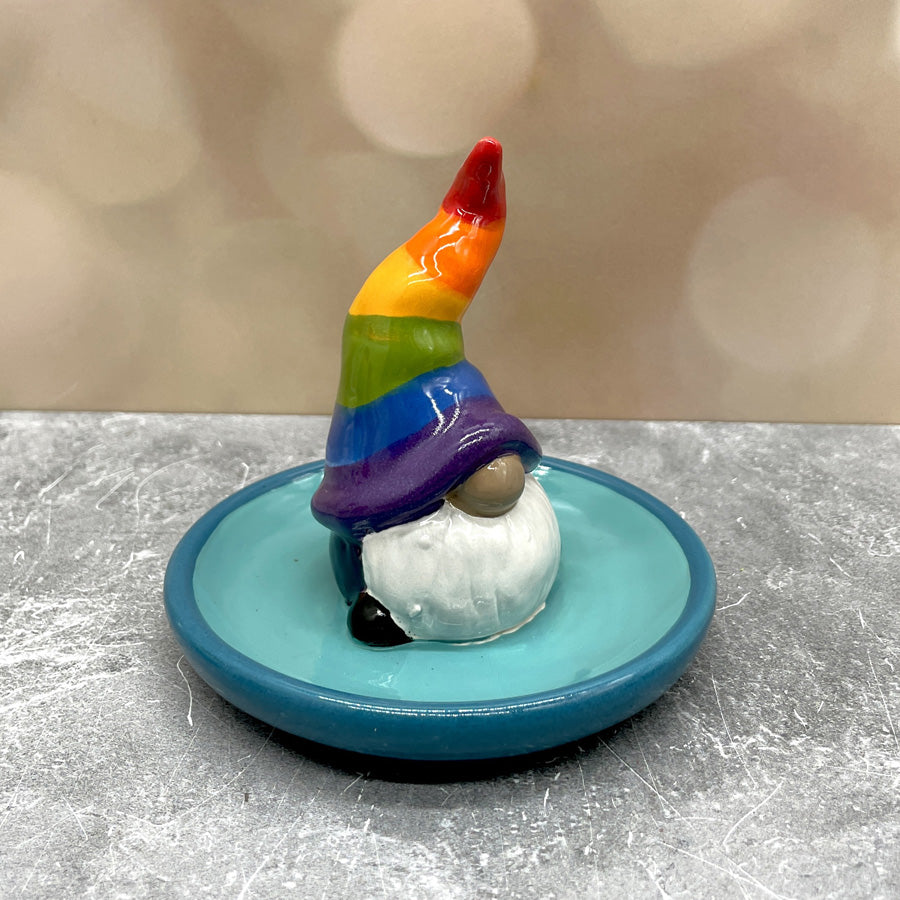 Gnome Ring Holder - Rainbow