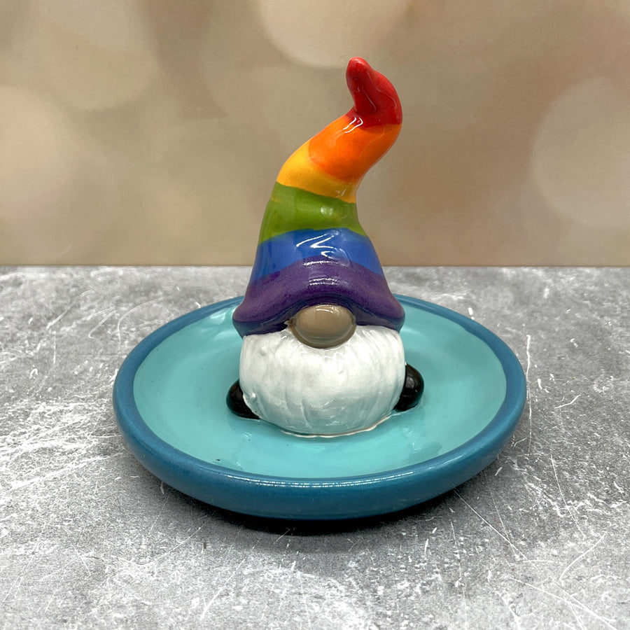 Gnome Ring Holder - Rainbow